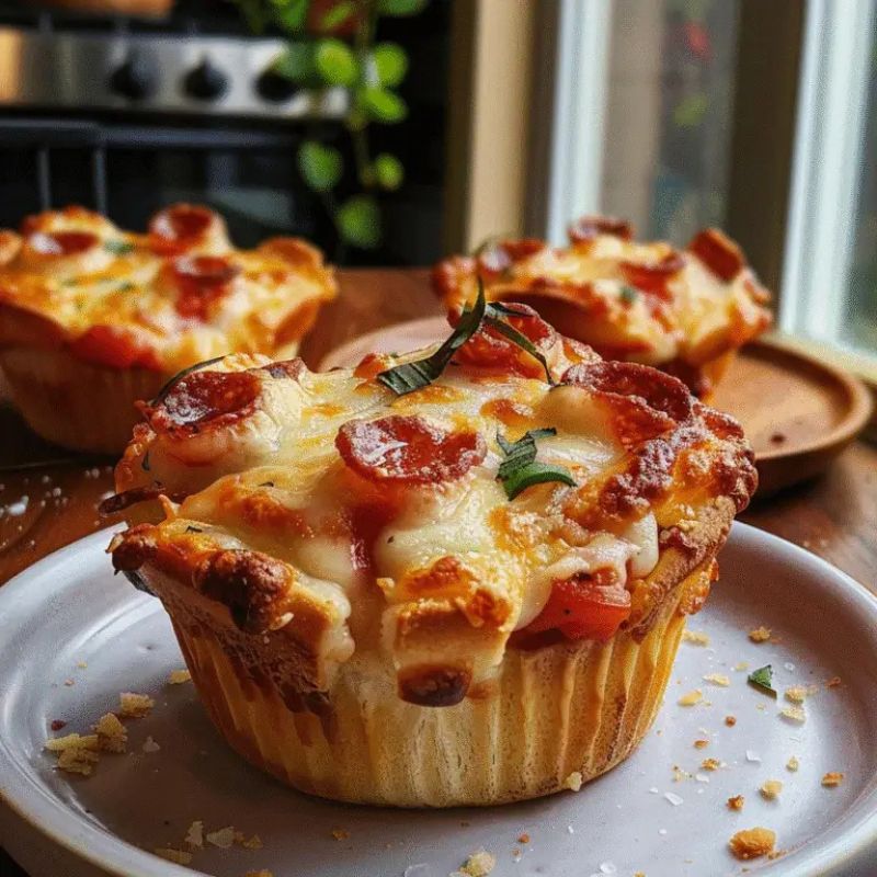 Easy Cheesy Pizza Cupcakes – A Fun Twist on Classic Pizza Bites