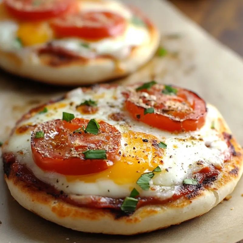 Easy English Muffin Breakfast Pizza Recipe for Busy Mornings (3)