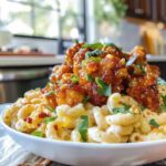 Easy Honey Pepper Chicken Mac and Cheese – Sweet, Spicy & Cheesy!