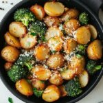 Easy Roasted Parmesan Potatoes and Broccoli Recipe Everyone Will Love