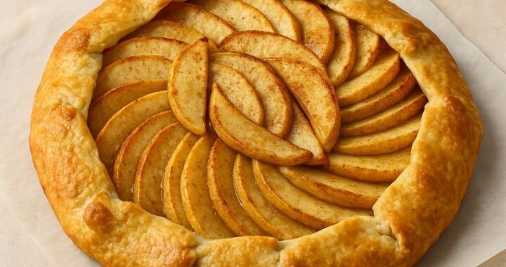 Easy Rustic Apple Galette with Flaky Crust and Spiced Apples (1)