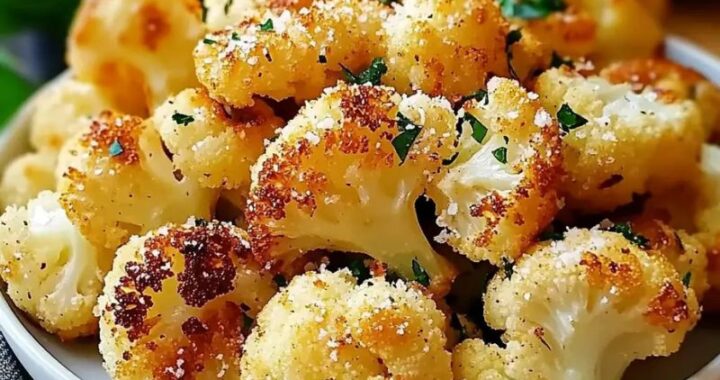 Easy Savory Roasted Cauliflower Bites with Parmesan You’ll Love (3)