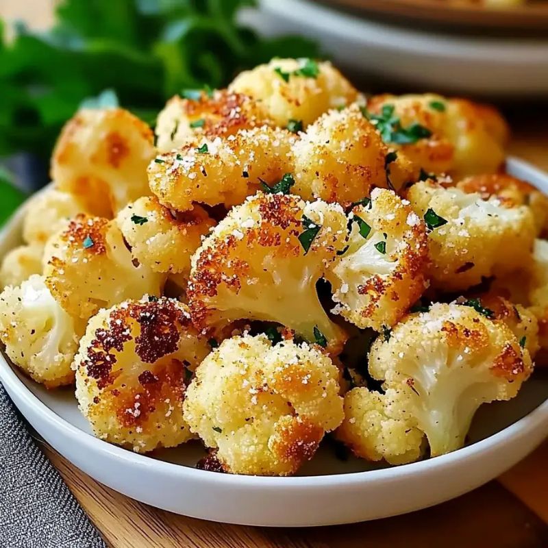 Easy Savory Roasted Cauliflower Bites with Parmesan You’ll Love (3)