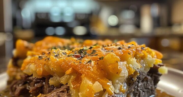 Easy Steak and Cheddar Potato Casserole Recipe for Weeknight Dinners (3)