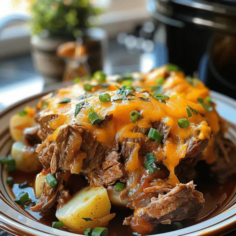 Easy Steak and Cheddar Potato Casserole Recipe for Weeknight Dinners