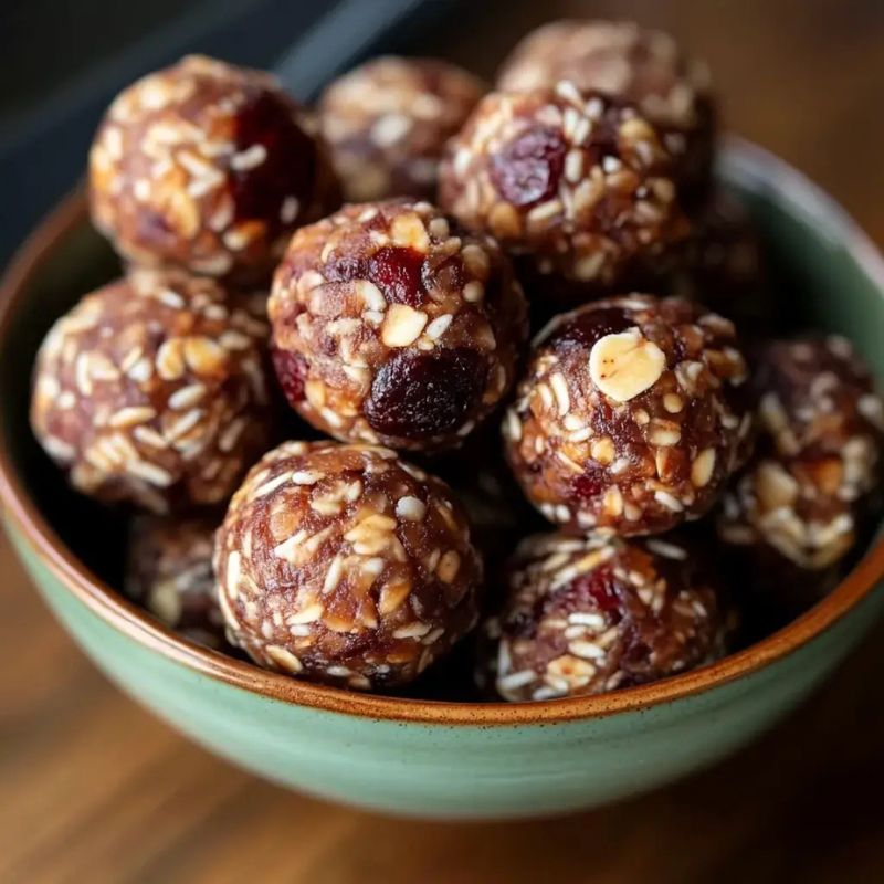 Healthy Chocolate Peanut Butter Energy Balls – Perfect for Meal Prep (1)