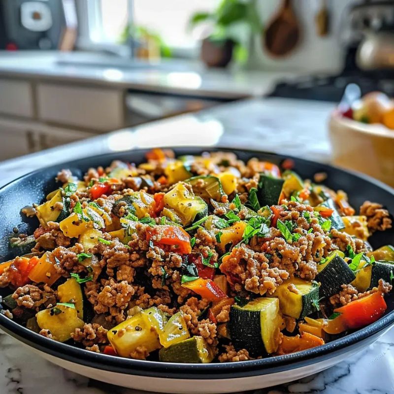Healthy Ground Turkey Skillet Meal Recipe for Busy Weeknights (1)