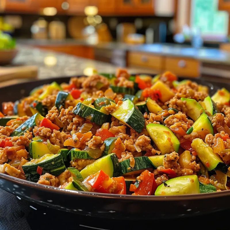 Healthy Ground Turkey Skillet Meal Recipe for Busy Weeknights (2)
