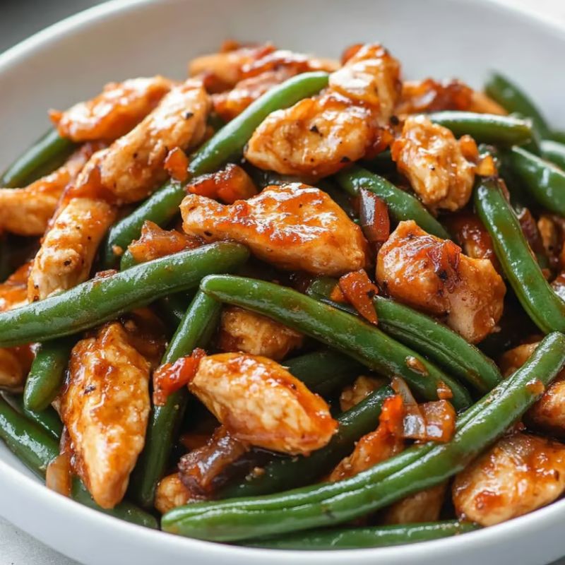 Healthy String Bean Chicken – A Light and Flavorful Stir Fry Dish (2)