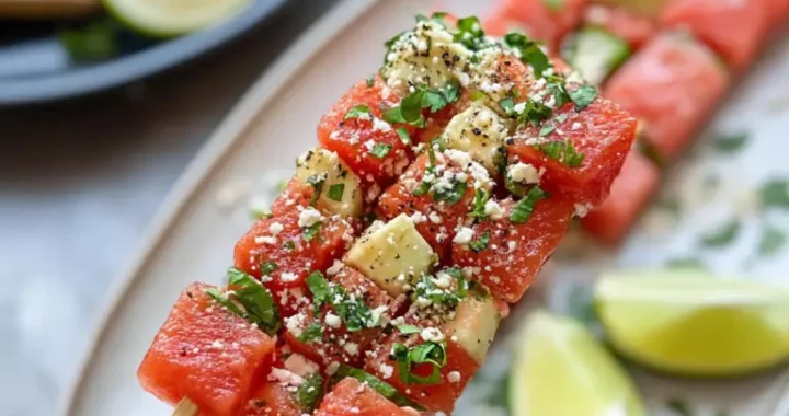 🌶️ Sweet, spicy & tangy — Watermelon with Chamoy and Tajín hits different!