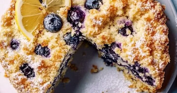 Lemon Blueberry Ricotta Cake – Moist, Tangy & Bursting with Flavor (1)