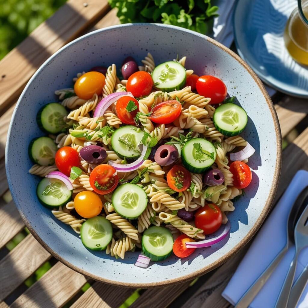 Easy, colorful, and full of flavor – Summer Pasta Salad!