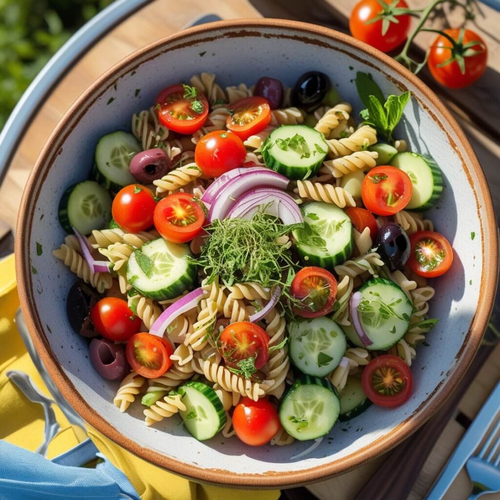 Healthy Summer Pasta Salad – Fresh, light, and vibrant!