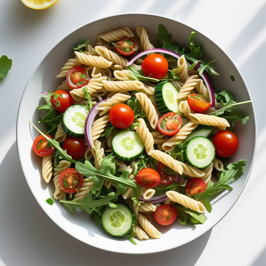 Stay on track with this Low Calorie Pasta Salad recipe!