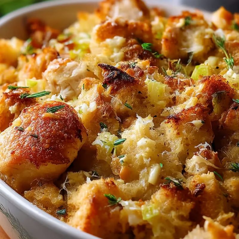 Quick & Easy Cheesy Chicken Stuffing Bake for Family Dinners