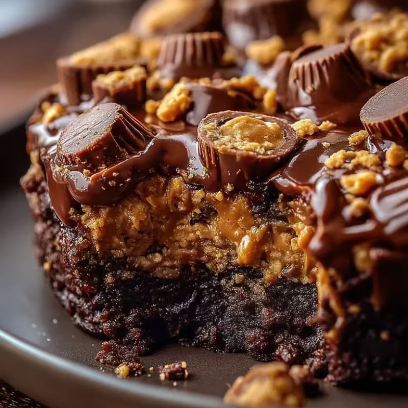 Quick & Easy Peanut Butter Cup Dump Cake for Peanut Butter Fans (1)
