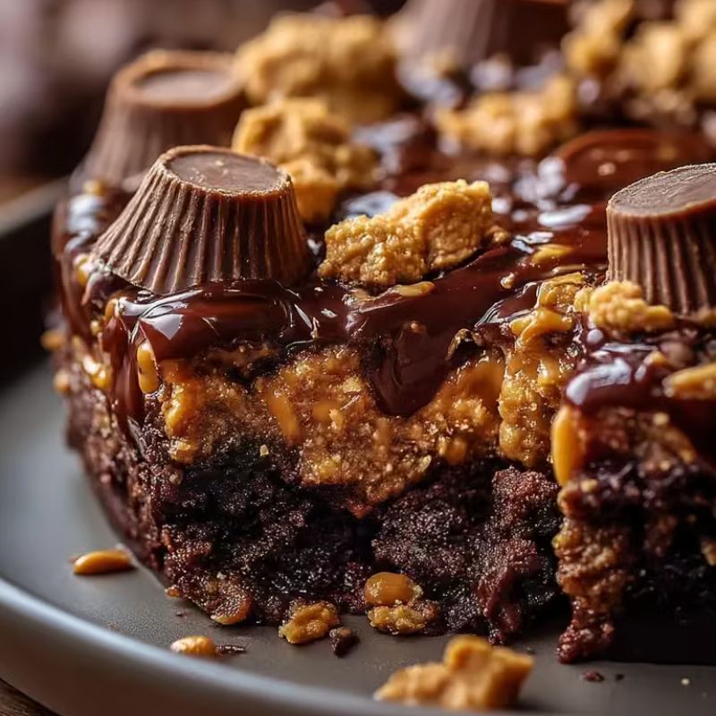 Quick & Easy Peanut Butter Cup Dump Cake for Peanut Butter Fans (2)