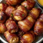 The Best Bacon-Wrapped Chicken Bites with Sweet and Spicy Glaze