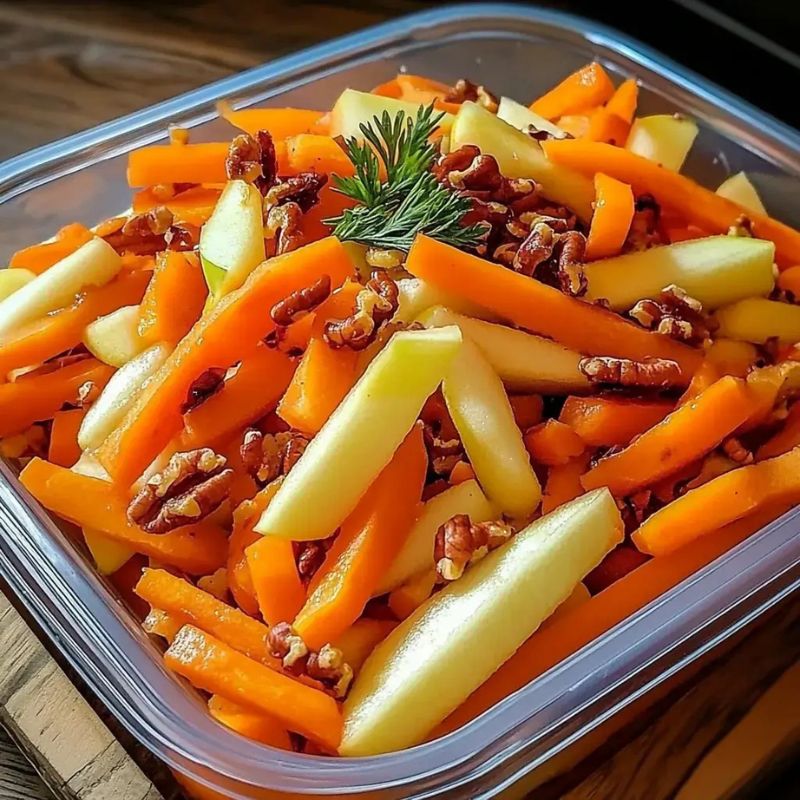 Wholesome Carrot Apple Walnut Salad – Fresh, Crunchy & Easy to Make (1)