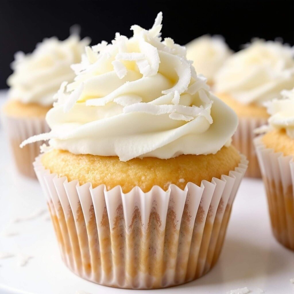 Light, fluffy, and dairy-free – vegan coconut cupcakes everyone will love!