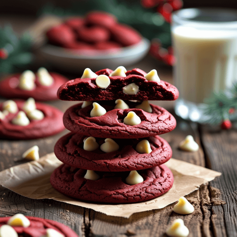 Red Velvet Cookies Recipe – Rich, soft, and delicious!