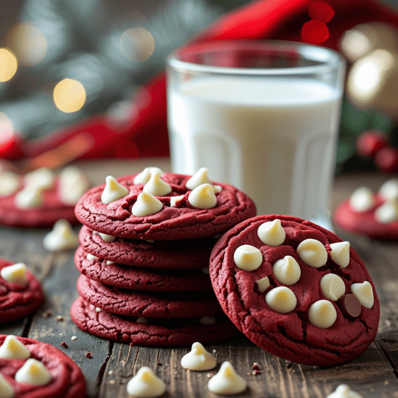 Try this festive Red Velvet Cookies Recipe today!