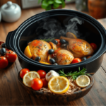 Slow cooker Mediterranean chicken – juicy, flavorful, and easy to make!