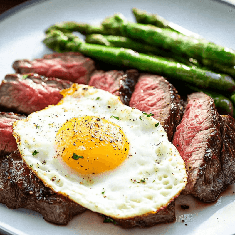 Power up with a hearty Steak and Eggs Breakfast!