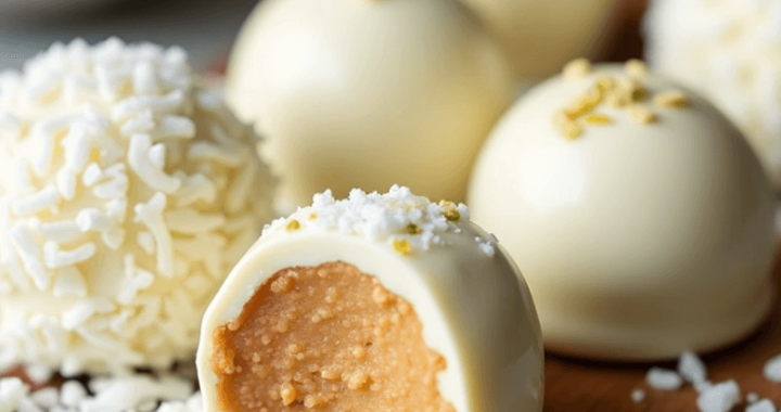 White Chocolate Coconut Truffles – Melt-in-your-mouth delight!