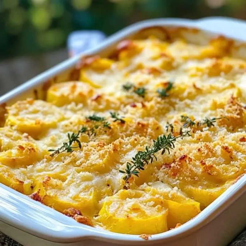 Authentic Southern Squash Casserole Recipe – Simple Ingredients, Big Flavor
