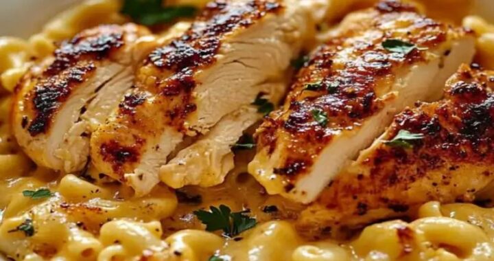 Baked Chicken Mac and Cheese Magic – Crispy, Creamy, Delicious (1)