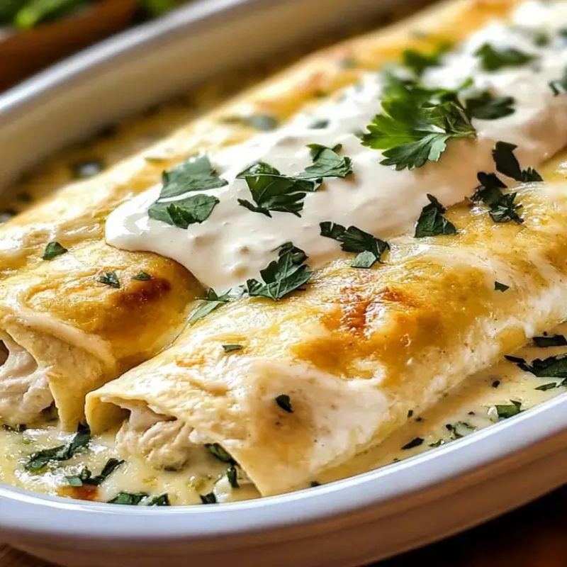 Best White Chicken Enchiladas Recipe – Family Favorite Dinner Idea