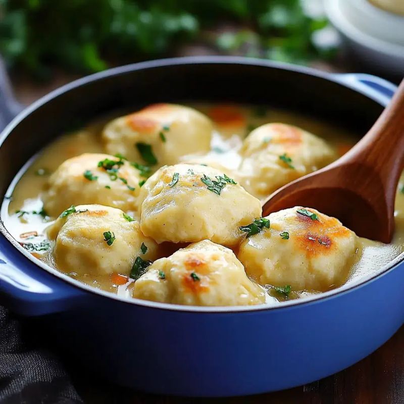 Easy Chicken and Dumpling Soup – Hearty, Creamy & Perfect for Cold Nights (3)