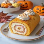 Easy Pastel Halloween Cake Roll Recipe – Sweet, Soft, and Festive