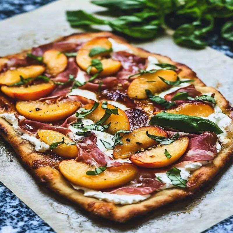 Gourmet Peach and Prosciutto Salad – Elegant & Easy Summer Dish (1)