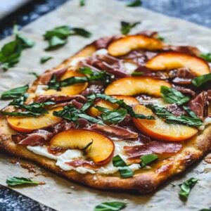 Gourmet Peach and Prosciutto Salad – Elegant & Easy Summer Dish