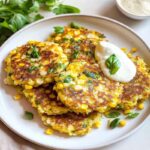 How to Make Crispy Corn and Basil Fritters – Easy, Quick & Delicious! (1)