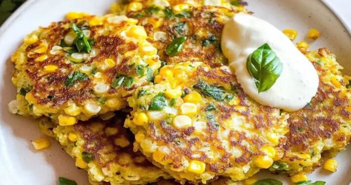 How to Make Crispy Corn and Basil Fritters – Easy, Quick & Delicious! (1)