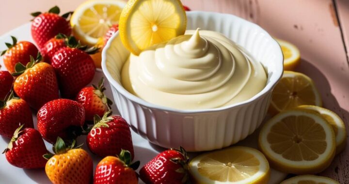 💡 Sweet meets tangy in this dreamy lemon dessert dip.