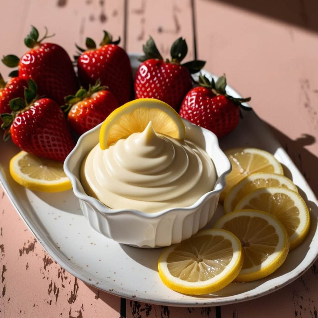 🌟 Lemon Dessert Dip – creamy, zesty, and absolutely irresistible!
