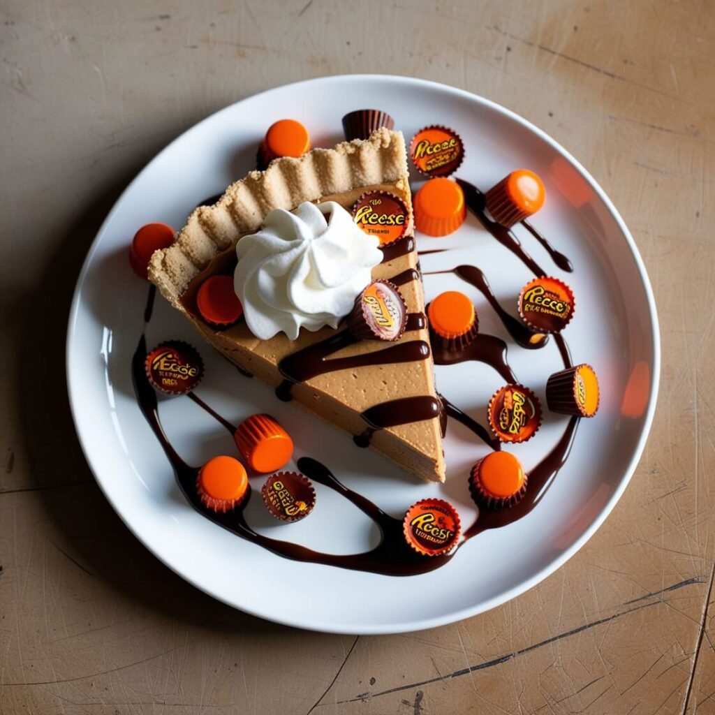 🔍 Layers of chocolate, peanut butter, and whipped cream – pure indulgence.
