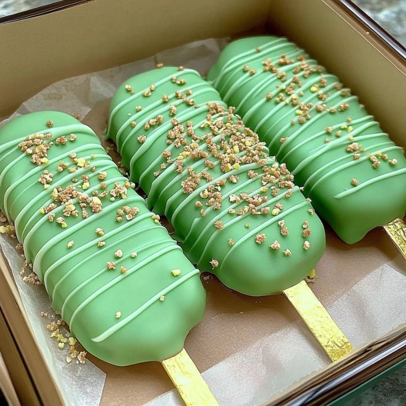 Quick Festive Green Chocolate Pretzels – Only 3 Ingredients Needed! (1)