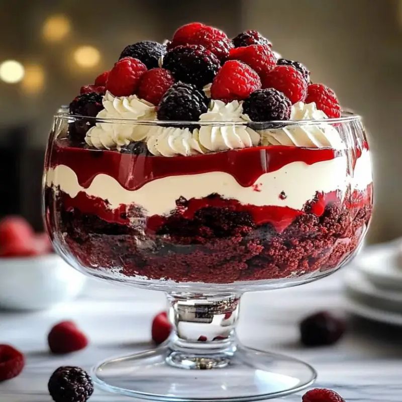 Red Velvet Cheesecake Trifle – Easy, Creamy, and Perfect for Any Occasion (1)