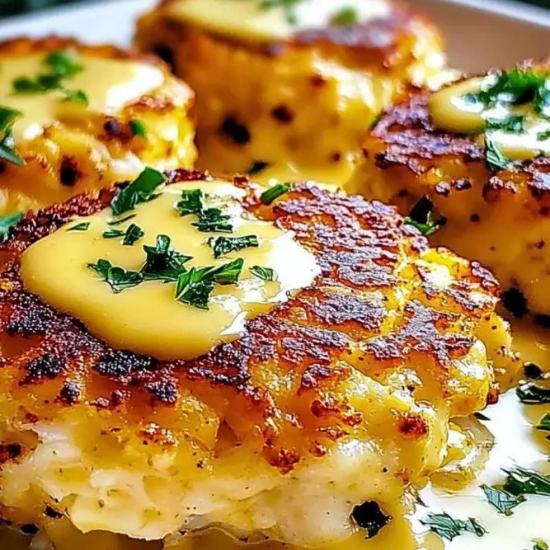 The Best Cheddar Bay Crab Cakes with Lemon Butter Drizzle You’ll Ever Try