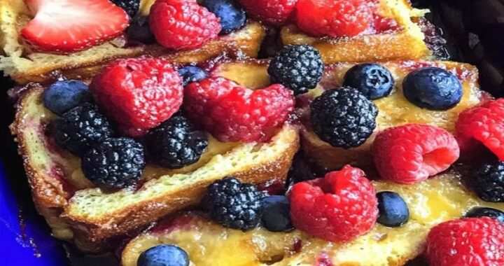 Berry Bliss French Toast Casserole – Sweet & Easy Brunch (1)