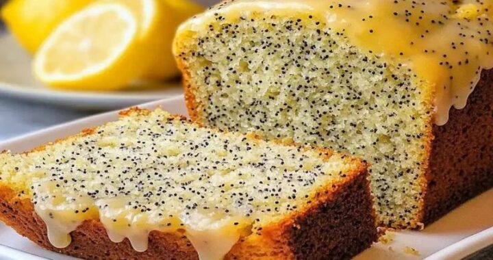 Easy Lemon Poppy Seed Loaf Recipe – Soft, Zesty, and Moist (1)