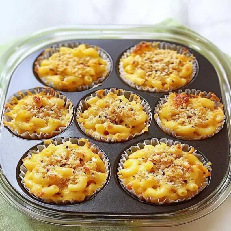 Easy Mac and Cheese Muffins Recipe – Perfect for Lunchboxes & Parties