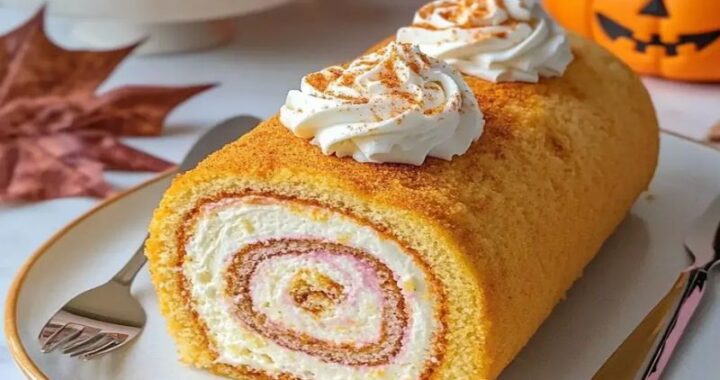 Easy Spooktacular Pastel Halloween Cake Roll You’ll Want to Try (1)