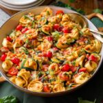 Healthy Cheese Tortellini with Corn & Zucchini for Busy Nights (1)