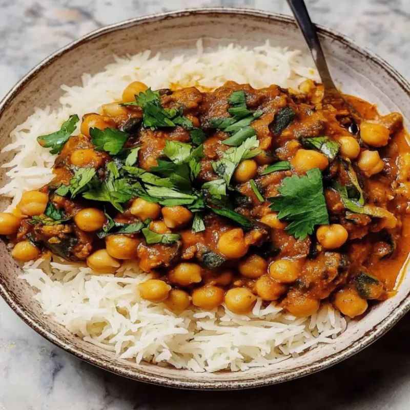 Quick & Creamy Pumpkin Chickpea Curry for Busy Weeknights